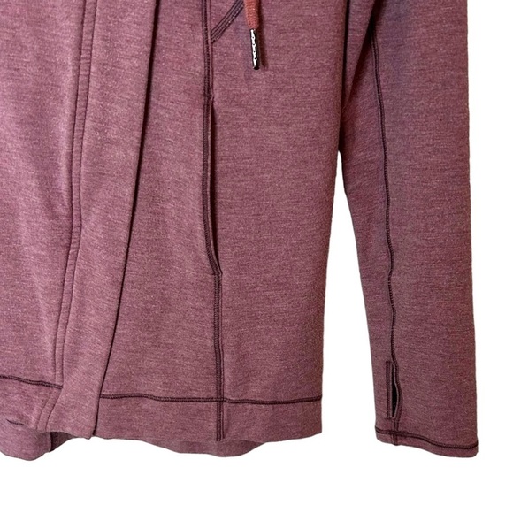 Lululemon Coast Easy Wrap- Heathered Misty Merlot - Picture 10 of 14